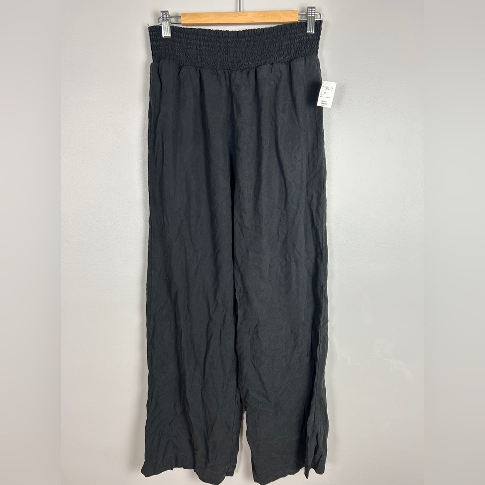 cloth & stone Black Wide Leg Pants